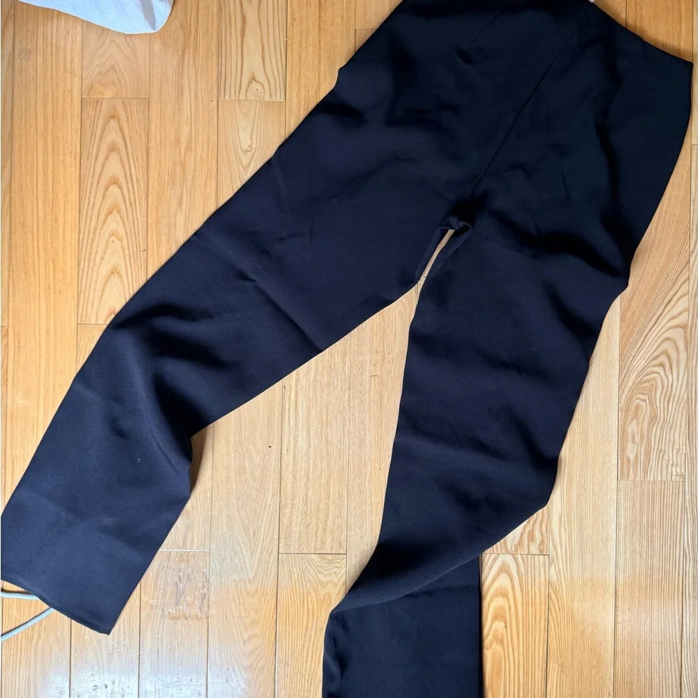 Black Lace-Up Pants - Picture 4 of 5